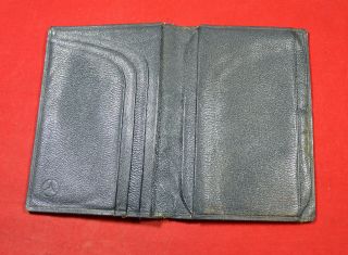 Vintage German Mercedes Benz Leather Wallet For Documents