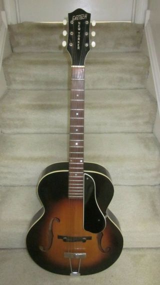 1958 Gretsch Yorker Archtop Acoustic Guitar - Brooklyn,  Ny Vintage