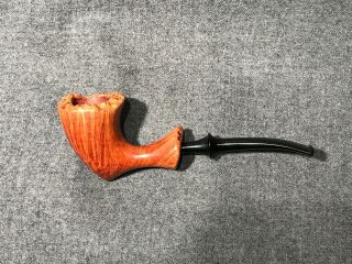 1980 ' s NOS STRAIGHT GRAIN FREEHAND PIPE UNSMOKED no.  11 2