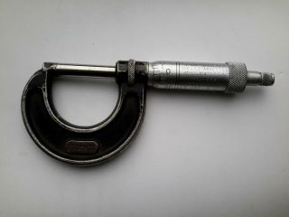 Vintage Starrett Micrometer 436rl 1 Inch