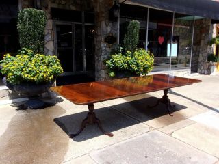 Fantastic Mahogany Double Pedestal Ball & Claw Dining Table 20 Century 2
