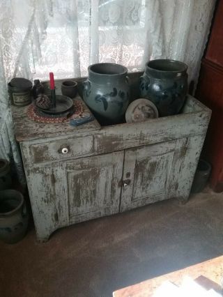 Early To Mid 1800s Bedford County Pa Dry Sink
