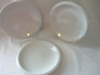 Vintage Set Of 3 Culinary Arts HEAVY Porcelain Cafeware 10 