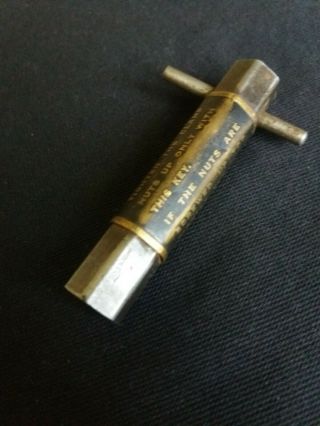 Vintage Rare GARDNER sprayer key for diesel engines 2