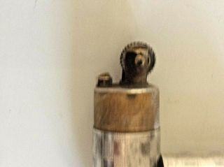 Rare Vintage Antique STERLING SILVER LIGHTER Miniature Keychain 