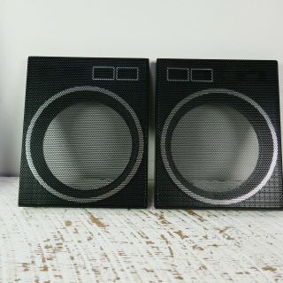 Vintage Sharp Boombox Vz - 2000 - Parts 2 Speaker Covers Grill
