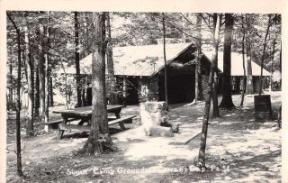 Cowans Gap Pennsylvania Scout Camp Grounds Real Photo Vintage Postcard Aa18278