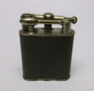 Vintage Pollak Leather Wrapped Lift Arm Lighter Pat Pend