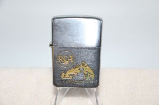 Vintage Zippo Lighter 1950 - 1957 Rca His Master 