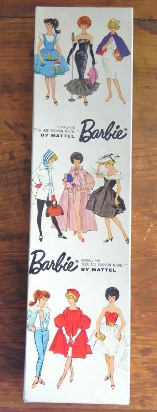 Vintage Ponytail Barbie Doll Box Mattel 850 Brunette