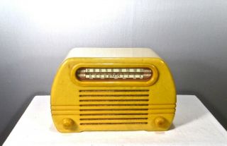 Antique Fada Vintage Catalin Tube Radio Model 659 Restored And