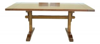 Lf49398ec: Stickley Solid Cherry Trestle Dining Room Table
