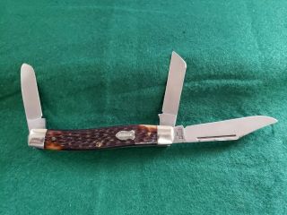 Vintage Schrade Usa 881 3 Blade Stockman Pocket Knife