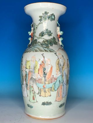 Perfect Large Chinese Late Qing Period Antique Porcelain Vase