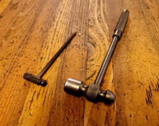 Antique Tools • Rare Ball Peen Steel Hammers Vintage Jewelers Machinist ☆usa
