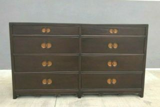 Mid Century Michael Taylor For Baker Furniture Double Row Chest Of Drawers