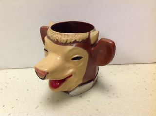 Vintage F&f Mold & Die Elsie The Borden Cow Mug Plastic Cup