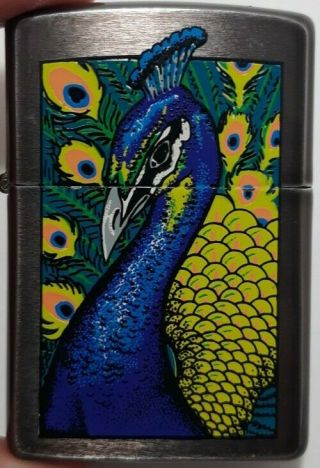 Zippo Lighter Barrett Smythe Collector Peacock
