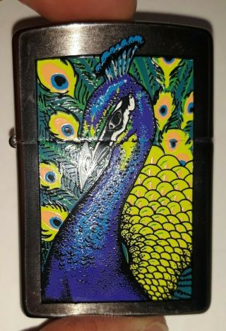 Zippo lighter Barrett Smythe Collector Peacock 2