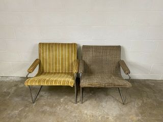 Milo Baughman for Thayer Coggin Chrome Lounge Chairs 2