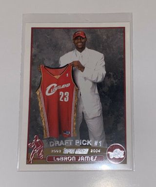 2003 - 04 Topps Basketball Lebron James Rookie Card 221