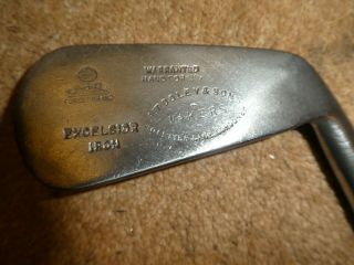 Playable Vintage Hickory A Tooley Excelsior Iron Old Golf Memorabilia