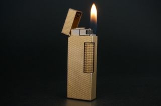 Dunhill Rollagas Lighter Serviced O - Rings Vintage B34