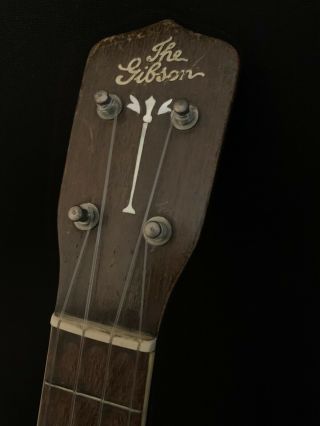 PREWAR Antique GIBSON Ukelele,  “The Gibson” 1930’s UKE 3,  RARE 2