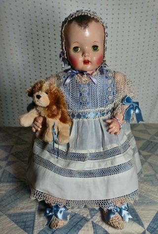 Huge Life Size 27 " Sayco Composition & Cloth Vintage Baby Doll Rare