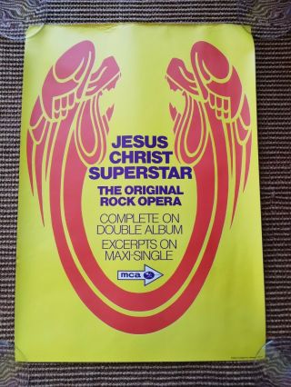 Vintage Jesus Christ Superstar Musical Poster - Mca