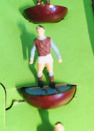 Vintage SUBBUTEO Table Football - West Ham Set C100 Ref 7 - Aston Villa Burnley 3