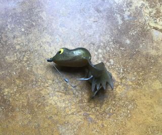 Vintage Fishing Lure Early Bill Plummer Frog Superfrog Rare