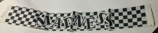 Madness Nutty Boys 2 Tone Two Tone Vintage 1980s Concert Scarf