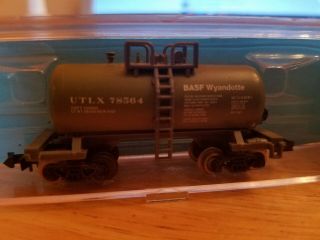 Vintage Atlas N Gauge Railroad Train Car Basf Wyandotte Mich Beercan Tank 3231