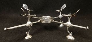Rare Antique English Sterling Silver Dish Cross Robert Hennell London 1794 - 5