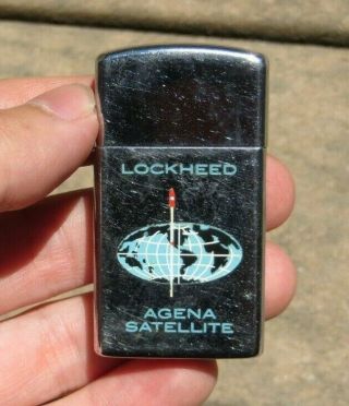 1960 Zippo Cigarette Lighter - Lockheed Martin Agena Satellite Bus Rocket