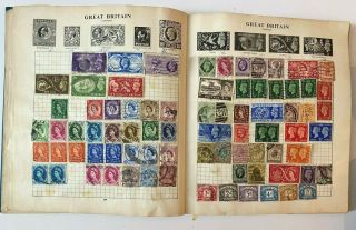 Vintage Stanley Gibbons The Strand Stamp Album,  2,  000,  World Stamps