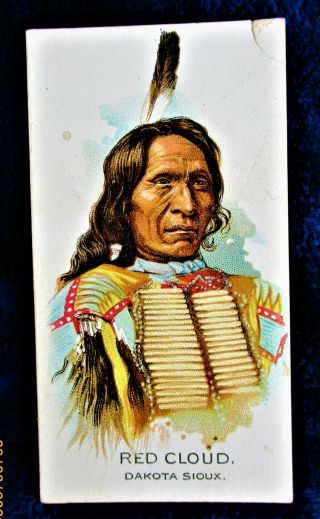 1888 N2 Allen & Ginter American Great Chief Red Cloud Dakota Sioux