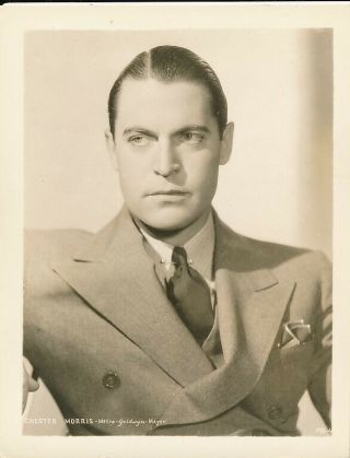 Chester Morris Vintage 1930s Mgm Studio Snapshot Portrait Photo