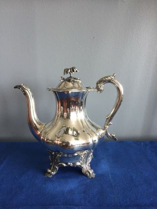 British Early Victorian Sterling Coffee Pot London 1837 - 38
