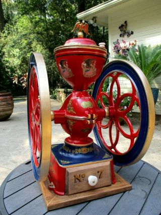 Antique Enterprise No.  7 Coffee Mill Grinder Restored