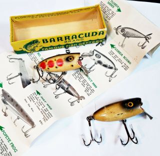 Florida Fishing Tackle Barracuda Reyhu Lures With A Box & Insert