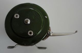 Vintage Martin Mohawk Automatic Green Fly Fishing Reel 48 W/ Instructs