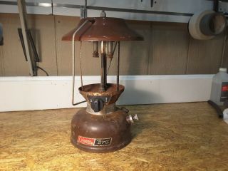 Vintage Coleman Brown Lantern Model 275a.  Date 2 82 Only/untested