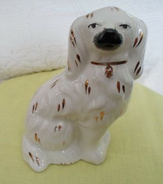 Vintage Kent Staffordshire Ware Spaniel Dog Figurine Made In England