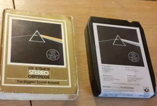 vintage UK 8 Track Tape Pink Floyd DARK SIDE OF THE MOON Harvest 1973 cassette 3