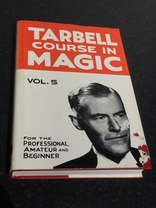 (o) Vintage Magic Trick Book Tarbell Course In Magic Vol 5 By Dr Harlan Tarbell