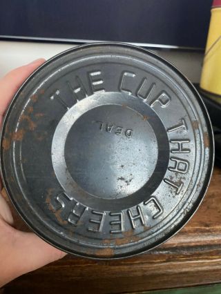 Vintage Hart ' s Coffee Tin Advertising Canister 2