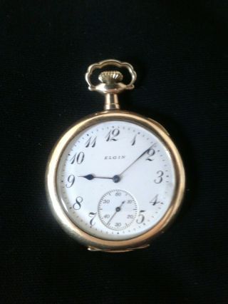 Vintage Elgin 17 Jewel Pocket Watch 19222472 Duber Special9743333
