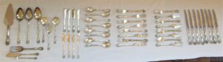 Chateau Rose by Alvin Sterling Silver Flatware Service for 8 50pcs C1336 2